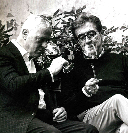 Dr. Riccardo Cottarella und Graf Ferdinand von Thun Dr. Riccardo Cottarella und Graf Ferdinand von Thun