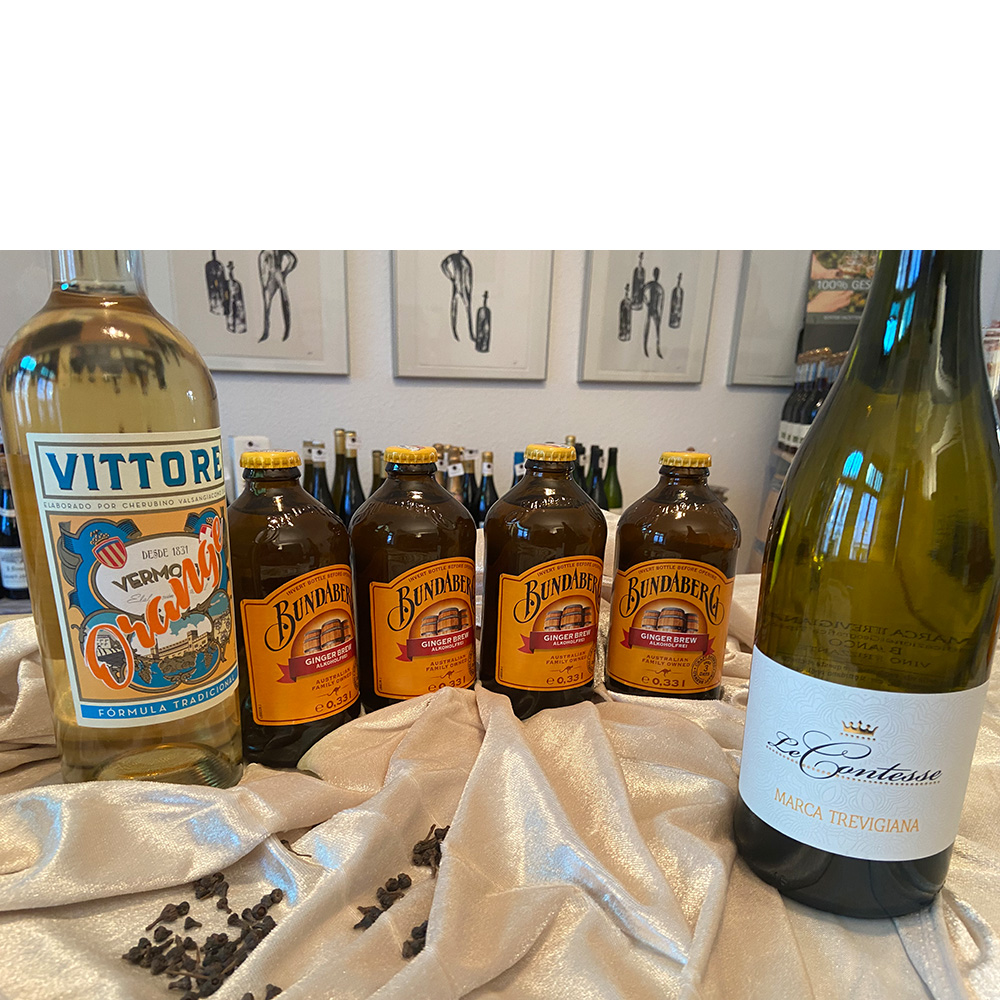 Winter-Cocktail Orange mit 1Fl Vermouth+