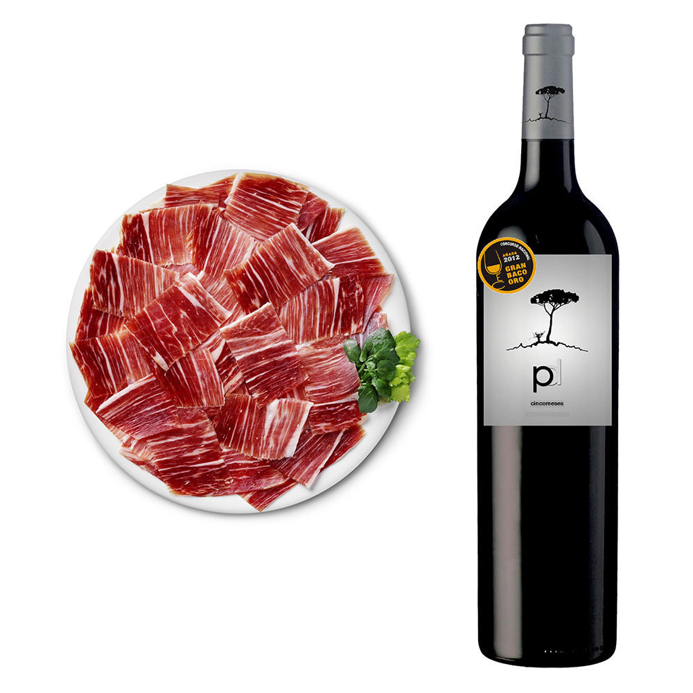 Pino Doncel Black+Jamon Iberico Bellota