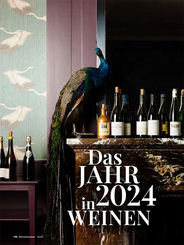 Die Weine des Jahres im FEINSCHMECKER Heft Dezember 2024